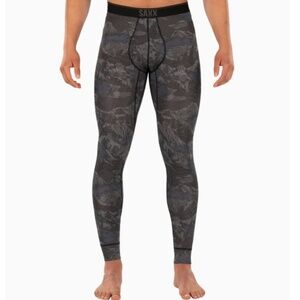 Saxx Quest Quick Dry Mesh Bottom Navy Mountainscape